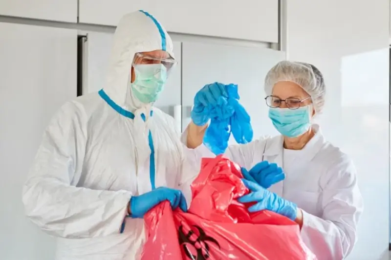 Bolsas para residuos hospitalarios resistentes y seguras